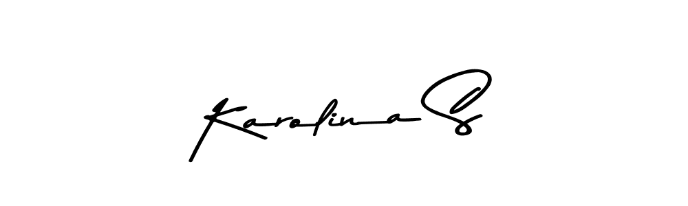 Also You can easily find your signature by using the search form. We will create Karolina S name handwritten signature images for you free of cost using Asem Kandis PERSONAL USE sign style. Karolina S signature style 9 images and pictures png