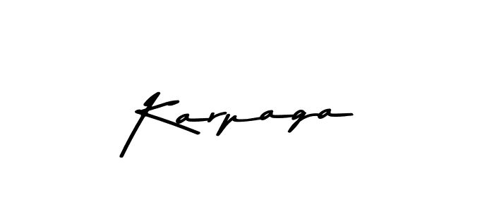 How to make Karpaga signature? Asem Kandis PERSONAL USE is a professional autograph style. Create handwritten signature for Karpaga name. Karpaga signature style 9 images and pictures png