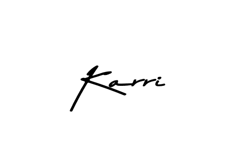 Use a signature maker to create a handwritten signature online. With this signature software, you can design (Asem Kandis PERSONAL USE) your own signature for name Karri. Karri signature style 9 images and pictures png