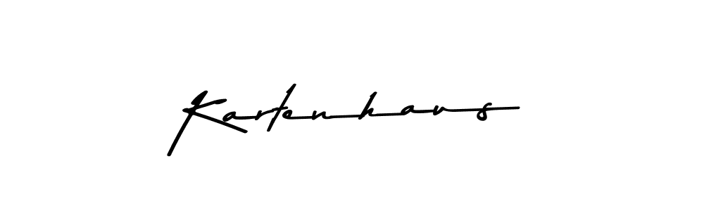 Design your own signature with our free online signature maker. With this signature software, you can create a handwritten (Asem Kandis PERSONAL USE) signature for name Kartenhaus. Kartenhaus signature style 9 images and pictures png