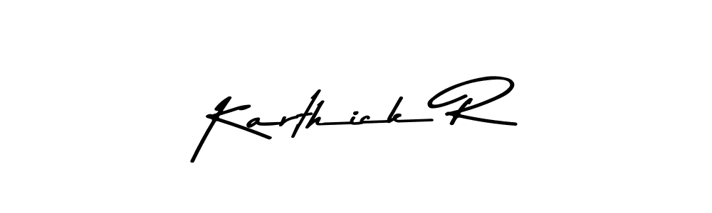 Karthick R stylish signature style. Best Handwritten Sign (Asem Kandis PERSONAL USE) for my name. Handwritten Signature Collection Ideas for my name Karthick R. Karthick R signature style 9 images and pictures png