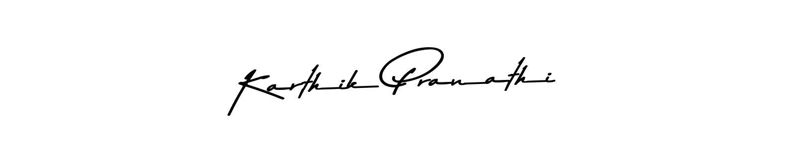 Karthik Pranathi stylish signature style. Best Handwritten Sign (Asem Kandis PERSONAL USE) for my name. Handwritten Signature Collection Ideas for my name Karthik Pranathi. Karthik Pranathi signature style 9 images and pictures png
