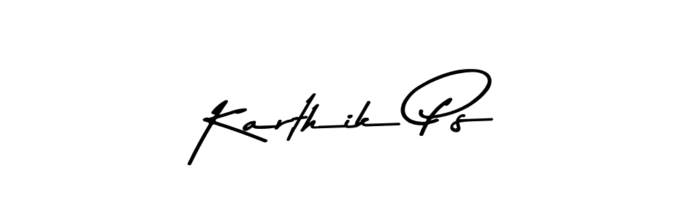 This is the best signature style for the Karthik Ps name. Also you like these signature font (Asem Kandis PERSONAL USE). Mix name signature. Karthik Ps signature style 9 images and pictures png
