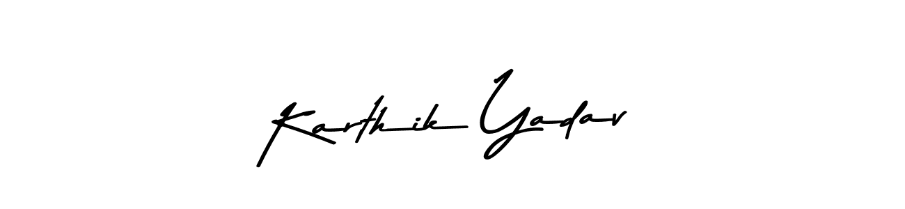 Also we have Karthik Yadav name is the best signature style. Create professional handwritten signature collection using Asem Kandis PERSONAL USE autograph style. Karthik Yadav signature style 9 images and pictures png