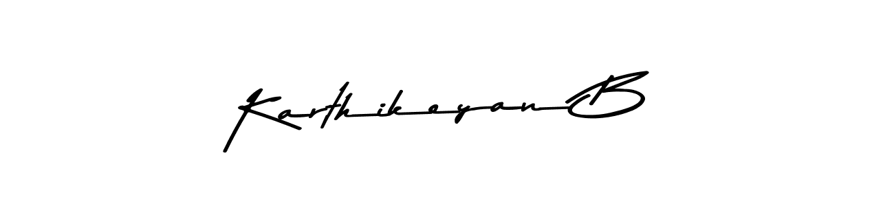 Karthikeyan B stylish signature style. Best Handwritten Sign (Asem Kandis PERSONAL USE) for my name. Handwritten Signature Collection Ideas for my name Karthikeyan B. Karthikeyan B signature style 9 images and pictures png