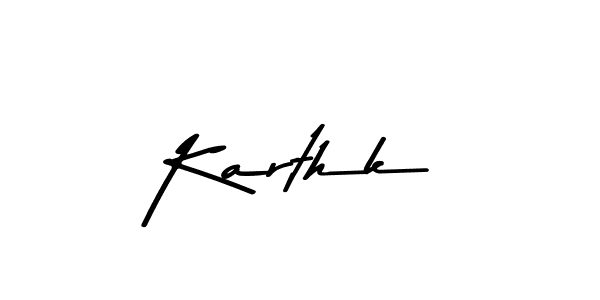 Asem Kandis PERSONAL USE is a professional signature style that is perfect for those who want to add a touch of class to their signature. It is also a great choice for those who want to make their signature more unique. Get Karthk name to fancy signature for free. Karthk signature style 9 images and pictures png