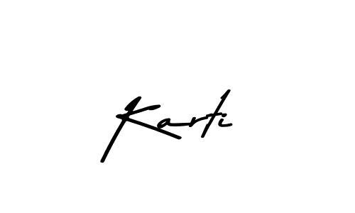 How to make Karti signature? Asem Kandis PERSONAL USE is a professional autograph style. Create handwritten signature for Karti name. Karti signature style 9 images and pictures png