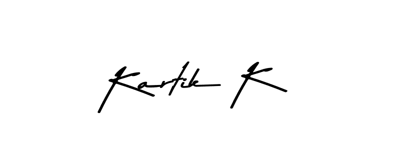 How to Draw Kartik K signature style? Asem Kandis PERSONAL USE is a latest design signature styles for name Kartik K. Kartik K signature style 9 images and pictures png