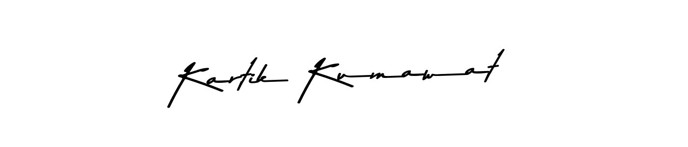 You can use this online signature creator to create a handwritten signature for the name Kartik Kumawat. This is the best online autograph maker. Kartik Kumawat signature style 9 images and pictures png