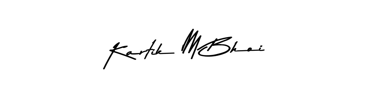 It looks lik you need a new signature style for name Kartik M Bhoi. Design unique handwritten (Asem Kandis PERSONAL USE) signature with our free signature maker in just a few clicks. Kartik M Bhoi signature style 9 images and pictures png