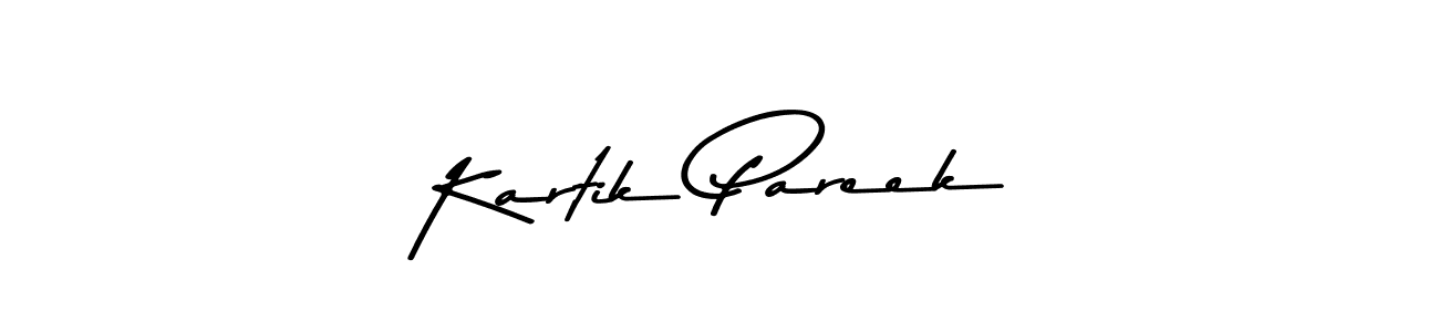 Make a beautiful signature design for name Kartik Pareek. Use this online signature maker to create a handwritten signature for free. Kartik Pareek signature style 9 images and pictures png