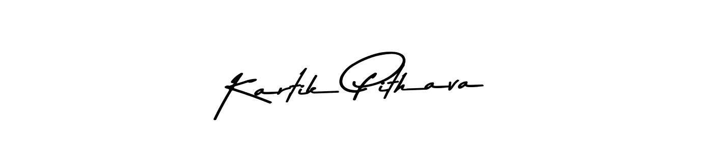 Also we have Kartik Pithava name is the best signature style. Create professional handwritten signature collection using Asem Kandis PERSONAL USE autograph style. Kartik Pithava signature style 9 images and pictures png