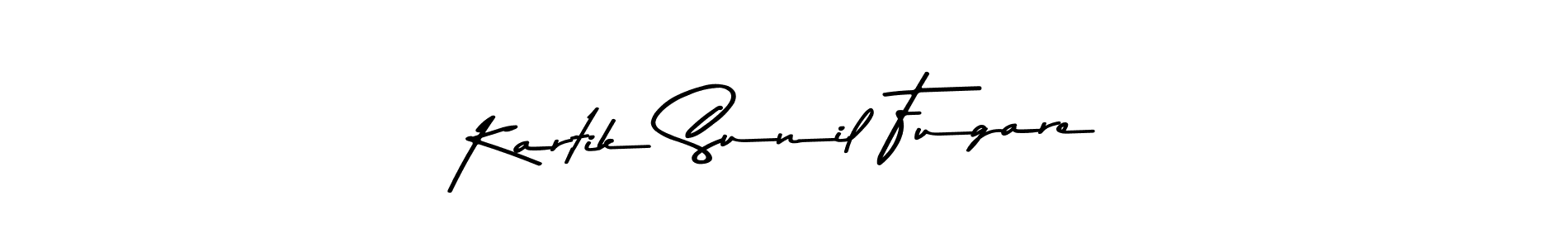 Kartik Sunil Fugare stylish signature style. Best Handwritten Sign (Asem Kandis PERSONAL USE) for my name. Handwritten Signature Collection Ideas for my name Kartik Sunil Fugare. Kartik Sunil Fugare signature style 9 images and pictures png