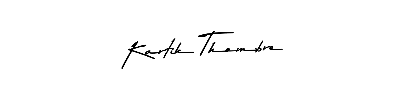 The best way (Asem Kandis PERSONAL USE) to make a short signature is to pick only two or three words in your name. The name Kartik Thombre include a total of six letters. For converting this name. Kartik Thombre signature style 9 images and pictures png