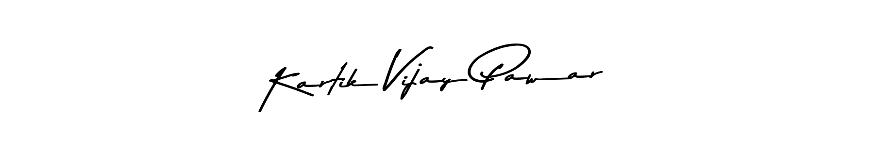 Asem Kandis PERSONAL USE is a professional signature style that is perfect for those who want to add a touch of class to their signature. It is also a great choice for those who want to make their signature more unique. Get Kartik Vijay Pawar name to fancy signature for free. Kartik Vijay Pawar signature style 9 images and pictures png