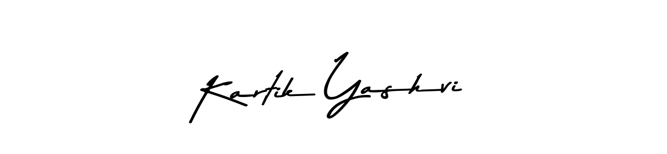 How to make Kartik Yashvi signature? Asem Kandis PERSONAL USE is a professional autograph style. Create handwritten signature for Kartik Yashvi name. Kartik Yashvi signature style 9 images and pictures png