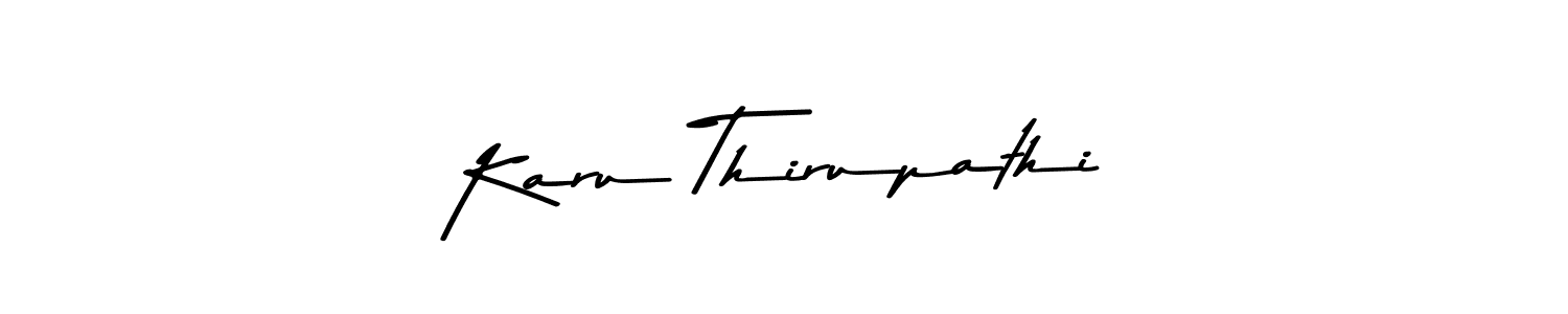 Asem Kandis PERSONAL USE is a professional signature style that is perfect for those who want to add a touch of class to their signature. It is also a great choice for those who want to make their signature more unique. Get Karu Thirupathi name to fancy signature for free. Karu Thirupathi signature style 9 images and pictures png
