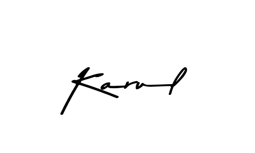 This is the best signature style for the Karul name. Also you like these signature font (Asem Kandis PERSONAL USE). Mix name signature. Karul signature style 9 images and pictures png