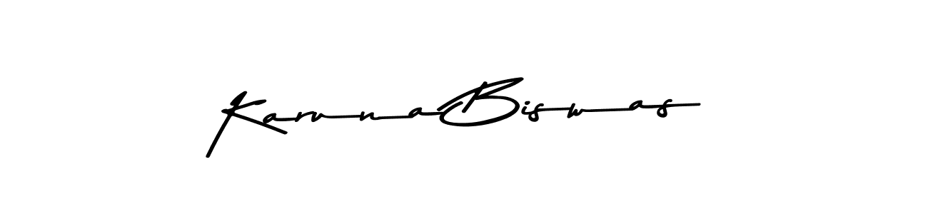 Similarly Asem Kandis PERSONAL USE is the best handwritten signature design. Signature creator online .You can use it as an online autograph creator for name Karuna Biswas. Karuna Biswas signature style 9 images and pictures png