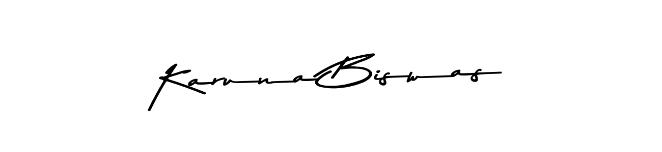 Similarly Asem Kandis PERSONAL USE is the best handwritten signature design. Signature creator online .You can use it as an online autograph creator for name Karuna Biswas. Karuna Biswas signature style 9 images and pictures png