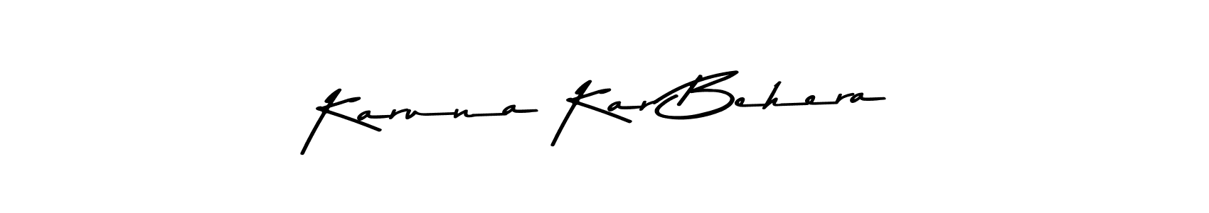 if you are searching for the best signature style for your name Karuna Kar Behera. so please give up your signature search. here we have designed multiple signature styles  using Asem Kandis PERSONAL USE. Karuna Kar Behera signature style 9 images and pictures png