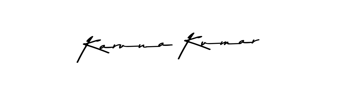Also we have Karuna Kumar name is the best signature style. Create professional handwritten signature collection using Asem Kandis PERSONAL USE autograph style. Karuna Kumar signature style 9 images and pictures png