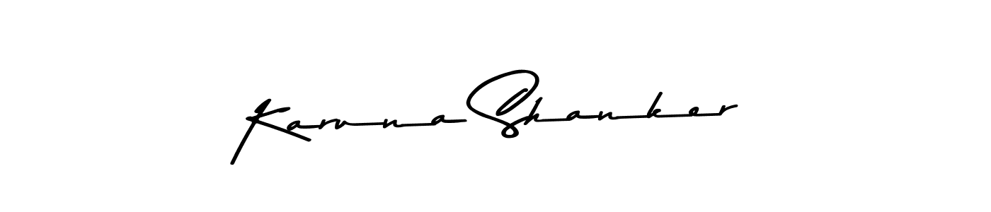 Make a beautiful signature design for name Karuna Shanker. With this signature (Asem Kandis PERSONAL USE) style, you can create a handwritten signature for free. Karuna Shanker signature style 9 images and pictures png