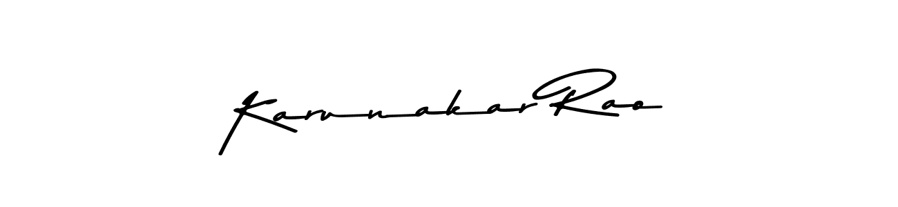 The best way (Asem Kandis PERSONAL USE) to make a short signature is to pick only two or three words in your name. The name Karunakar Rao include a total of six letters. For converting this name. Karunakar Rao signature style 9 images and pictures png