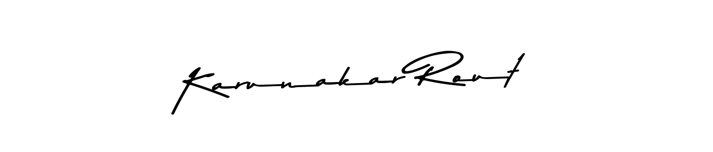 How to make Karunakar Rout signature? Asem Kandis PERSONAL USE is a professional autograph style. Create handwritten signature for Karunakar Rout name. Karunakar Rout signature style 9 images and pictures png