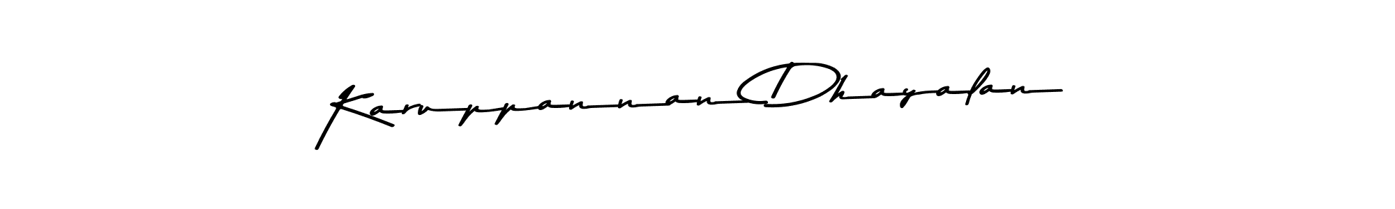 Design your own signature with our free online signature maker. With this signature software, you can create a handwritten (Asem Kandis PERSONAL USE) signature for name Karuppannan Dhayalan. Karuppannan Dhayalan signature style 9 images and pictures png