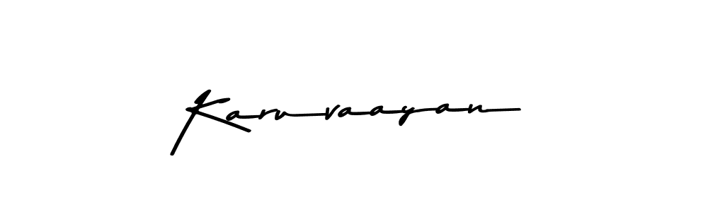 Karuvaayan stylish signature style. Best Handwritten Sign (Asem Kandis PERSONAL USE) for my name. Handwritten Signature Collection Ideas for my name Karuvaayan. Karuvaayan signature style 9 images and pictures png