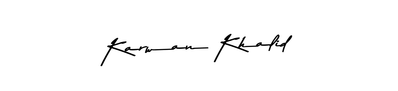 Karwan Khalid stylish signature style. Best Handwritten Sign (Asem Kandis PERSONAL USE) for my name. Handwritten Signature Collection Ideas for my name Karwan Khalid. Karwan Khalid signature style 9 images and pictures png