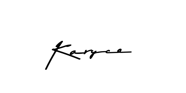 It looks lik you need a new signature style for name Karyce. Design unique handwritten (Asem Kandis PERSONAL USE) signature with our free signature maker in just a few clicks. Karyce signature style 9 images and pictures png