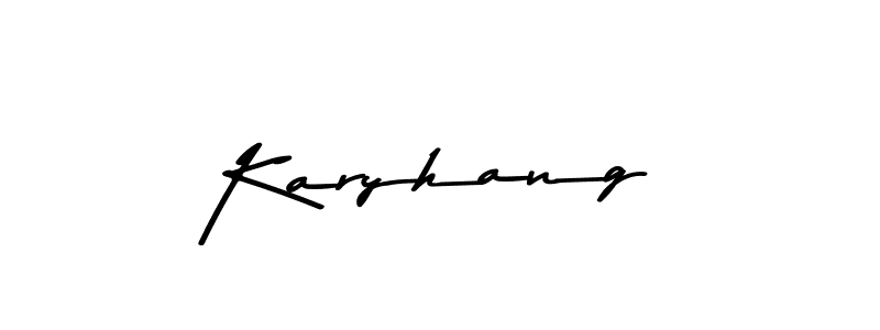 Also we have Karyhang name is the best signature style. Create professional handwritten signature collection using Asem Kandis PERSONAL USE autograph style. Karyhang signature style 9 images and pictures png