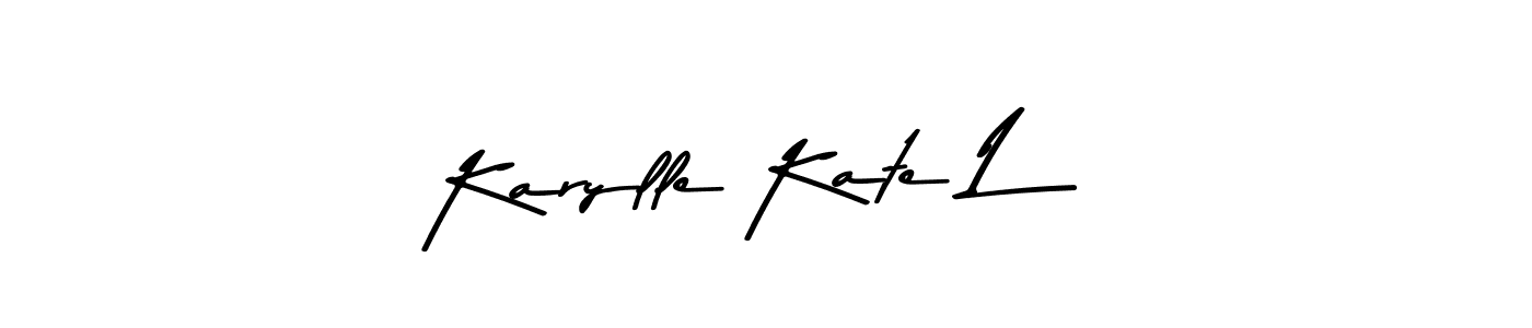 if you are searching for the best signature style for your name Karylle Kate L. so please give up your signature search. here we have designed multiple signature styles  using Asem Kandis PERSONAL USE. Karylle Kate L signature style 9 images and pictures png