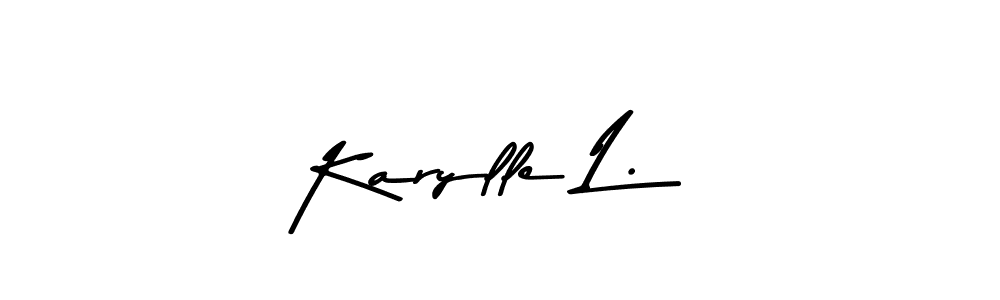How to Draw Karylle L. signature style? Asem Kandis PERSONAL USE is a latest design signature styles for name Karylle L.. Karylle L. signature style 9 images and pictures png