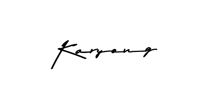 Also You can easily find your signature by using the search form. We will create Karyong name handwritten signature images for you free of cost using Asem Kandis PERSONAL USE sign style. Karyong signature style 9 images and pictures png