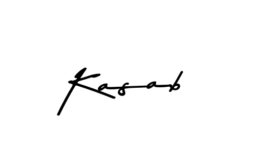 Similarly Asem Kandis PERSONAL USE is the best handwritten signature design. Signature creator online .You can use it as an online autograph creator for name Kasab. Kasab signature style 9 images and pictures png