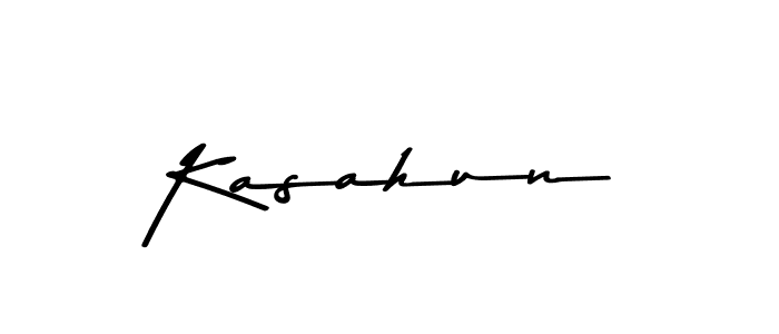 Kasahun stylish signature style. Best Handwritten Sign (Asem Kandis PERSONAL USE) for my name. Handwritten Signature Collection Ideas for my name Kasahun. Kasahun signature style 9 images and pictures png