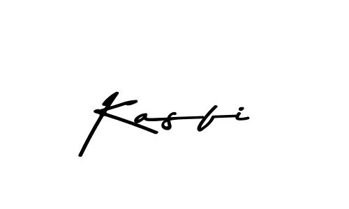 Create a beautiful signature design for name Kasfi. With this signature (Asem Kandis PERSONAL USE) fonts, you can make a handwritten signature for free. Kasfi signature style 9 images and pictures png