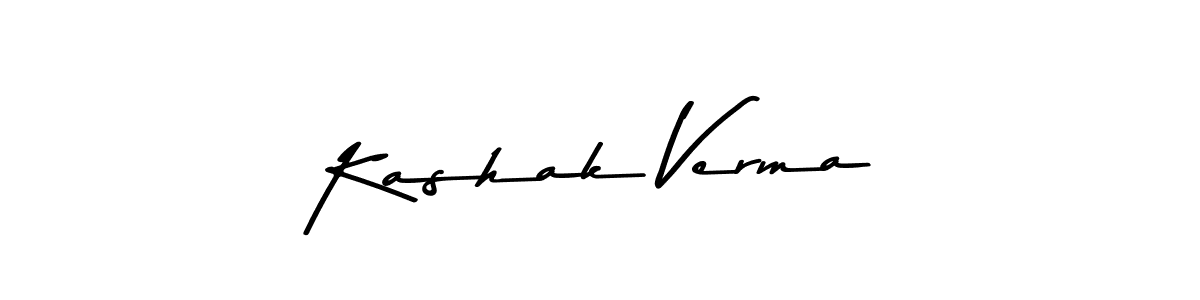 How to make Kashak Verma signature? Asem Kandis PERSONAL USE is a professional autograph style. Create handwritten signature for Kashak Verma name. Kashak Verma signature style 9 images and pictures png