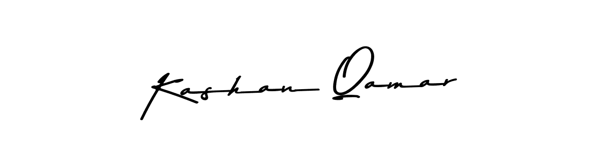 Design your own signature with our free online signature maker. With this signature software, you can create a handwritten (Asem Kandis PERSONAL USE) signature for name Kashan Qamar. Kashan Qamar signature style 9 images and pictures png