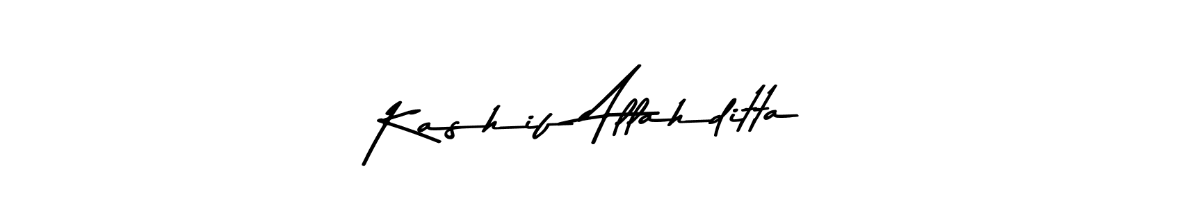 Also we have Kashif Allahditta name is the best signature style. Create professional handwritten signature collection using Asem Kandis PERSONAL USE autograph style. Kashif Allahditta signature style 9 images and pictures png