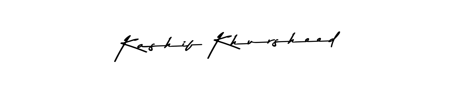 You should practise on your own different ways (Asem Kandis PERSONAL USE) to write your name (Kashif Khursheed) in signature. don't let someone else do it for you. Kashif Khursheed signature style 9 images and pictures png