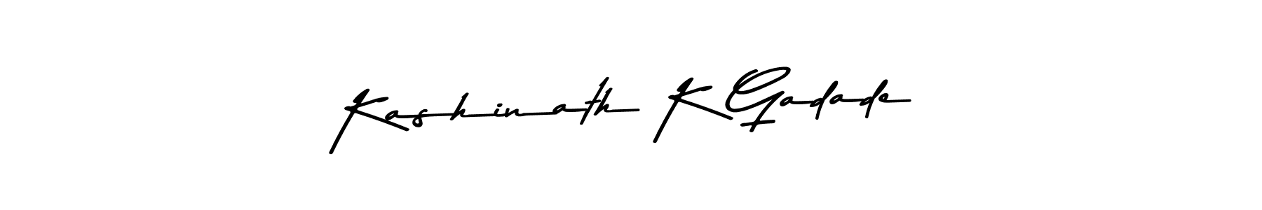 You can use this online signature creator to create a handwritten signature for the name Kashinath K Gadade. This is the best online autograph maker. Kashinath K Gadade signature style 9 images and pictures png