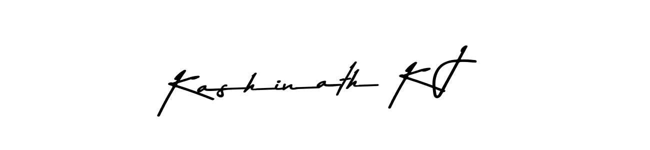 Design your own signature with our free online signature maker. With this signature software, you can create a handwritten (Asem Kandis PERSONAL USE) signature for name Kashinath K J. Kashinath K J signature style 9 images and pictures png