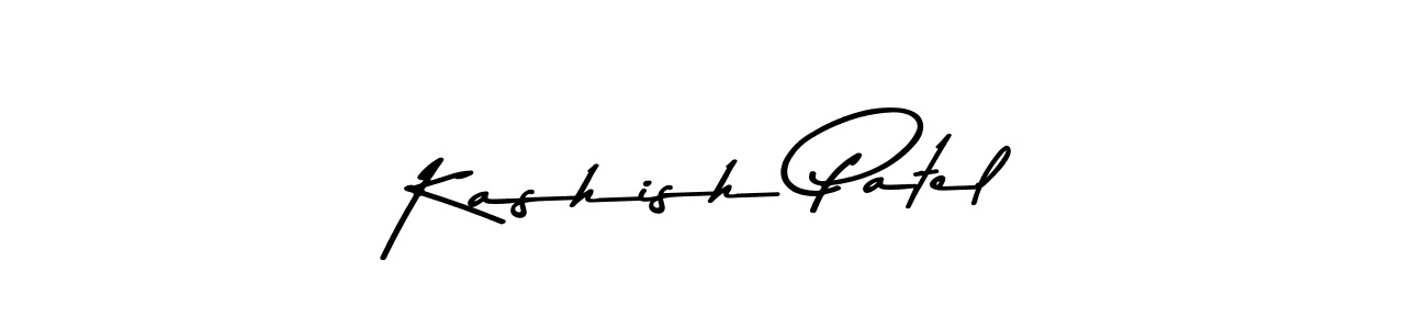 Design your own signature with our free online signature maker. With this signature software, you can create a handwritten (Asem Kandis PERSONAL USE) signature for name Kashish Patel. Kashish Patel signature style 9 images and pictures png