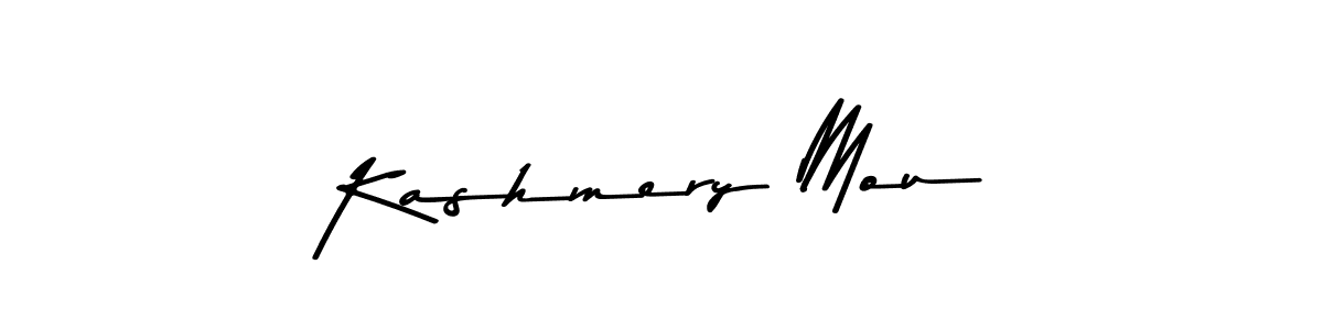 How to make Kashmery Mou signature? Asem Kandis PERSONAL USE is a professional autograph style. Create handwritten signature for Kashmery Mou name. Kashmery Mou signature style 9 images and pictures png
