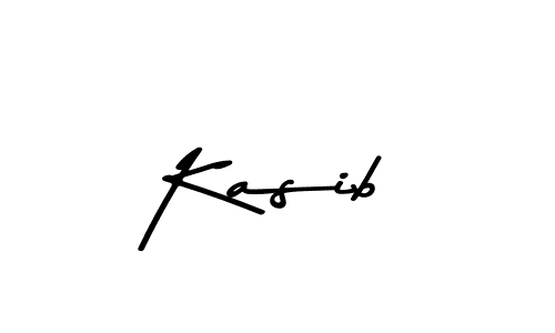 Create a beautiful signature design for name Kasib. With this signature (Asem Kandis PERSONAL USE) fonts, you can make a handwritten signature for free. Kasib signature style 9 images and pictures png