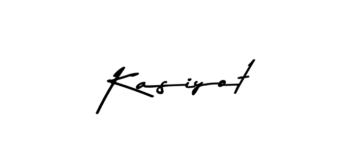Make a beautiful signature design for name Kasiyot. With this signature (Asem Kandis PERSONAL USE) style, you can create a handwritten signature for free. Kasiyot signature style 9 images and pictures png